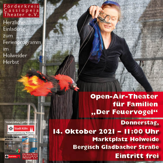 Der Feuervogel. Iwan fängt den Feuervogel - (C) Cassiopeia TheaterVerlag Mierke Der Feuervogel. Open Air Marke - (C) Cassiopeia TheaterVerlag Mierke
